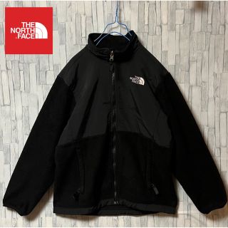 ザノースフェイス(THE NORTH FACE)のノースフェイス デナリジャケット フリース ブラック ホワイト　美品 刺繍ロゴ(ブルゾン)