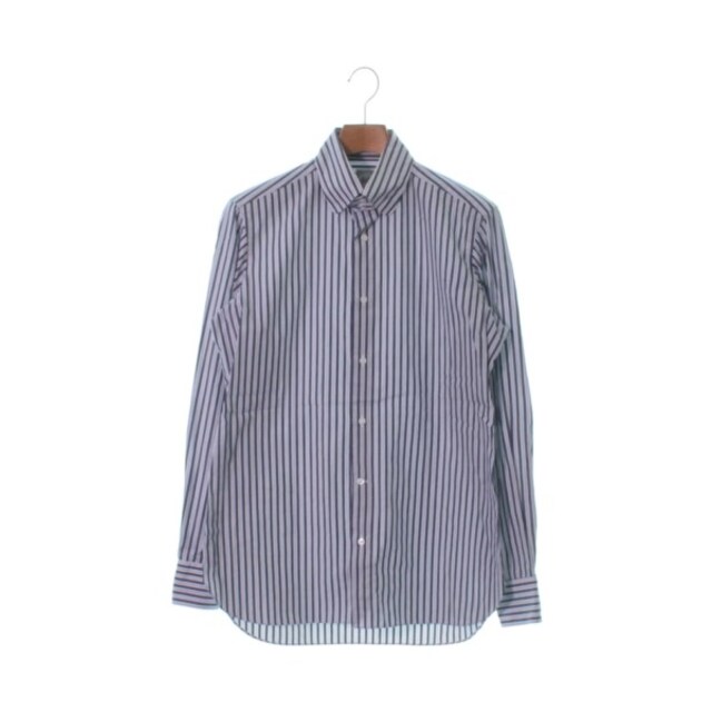 SOVEREIGN ソブリン ドレスシャツ 38(S位) 紺x白(ストライプ)