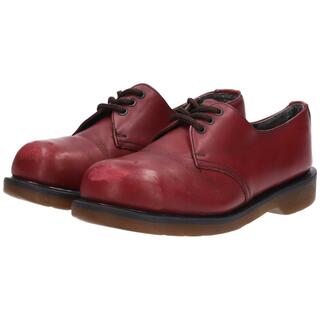 ドクターマーチン(Dr.Martens)の古着 ドクターマーチン Dr.Martens スチールトゥ 3ホールシューズ 英国製 UK5 レディース23.5cm /saa011172(ブーツ)