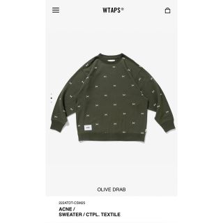 ダブルタップス(W)taps)のWTAPS 22AW ACNE / SWEATER / CTPL size L(スウェット)