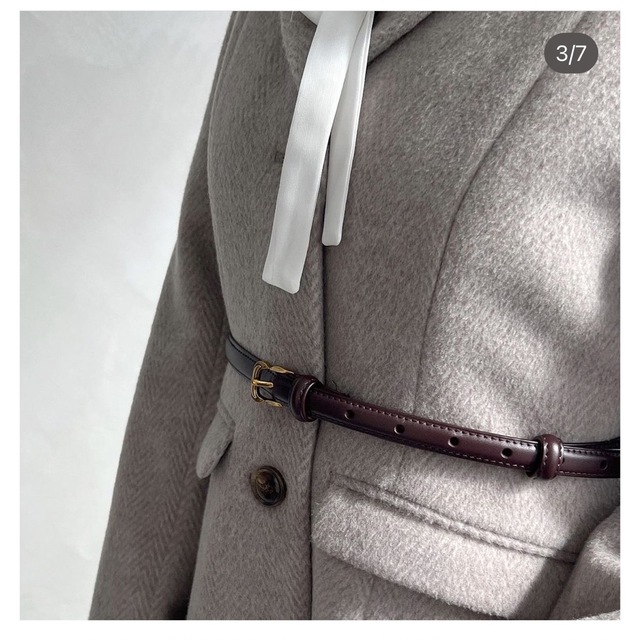 olu. ドレスラインヒロインコート レディースのジャケット/アウター(ロングコート)の商品写真