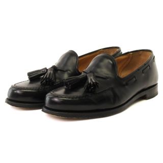 クロケットアンドジョーンズ(Crockett&Jones)のクロケット&ジョーンズ バーニーズニューヨーク ローファー ブラック 6 1/2(スリッポン/モカシン)