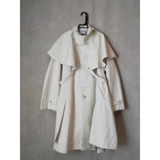 nagonstans(ナゴンスタンス)のnagonstans　riding duster coat　定価62700円 レディースのジャケット/アウター(スプリングコート)の商品写真