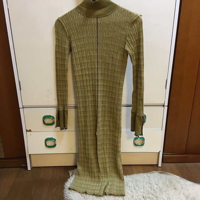 todayful Jacquard Piping Knitdress