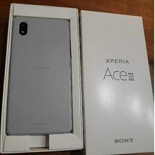 SONY Xperia Ace III SOG08グレー エクスペリア(スマートフォン本体)