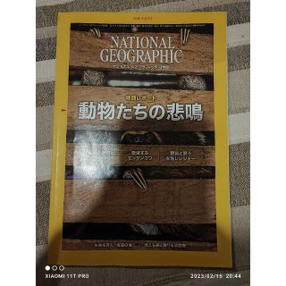 ニッケイビーピー(日経BP)のナショナル ジオグラフィック 2019年6月号 動物たちの悲鳴(専門誌)