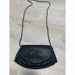 シャネル(CHANEL)のCHANEL シャネル　チェーンウォレット　キャビアスキン(ショルダーバッグ)