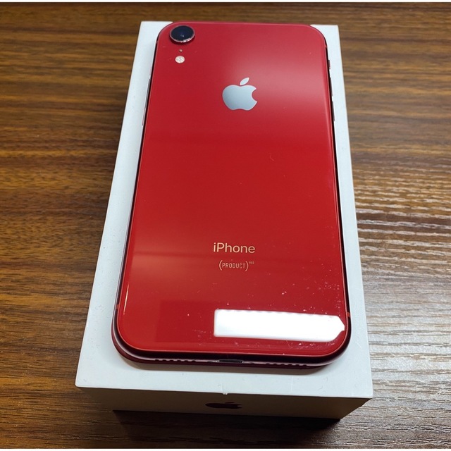 値下げ】iPhoneXR Red 64GB SIMフリー-