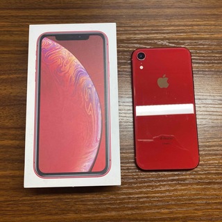 アイフォーン(iPhone)の【値下げ】iPhoneXR Red 64GB SIMフリー(スマートフォン本体)