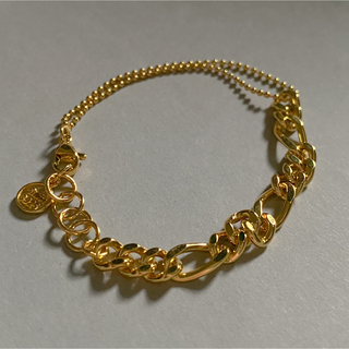 トーガ(TOGA)のAsymmetry mix chain bracelet No.1007(ブレスレット/バングル)