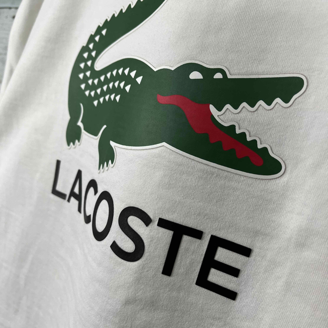 2年保証』 LACOSTE ラコステ 長袖ウールシャツ ブラック黒 XLサイズ