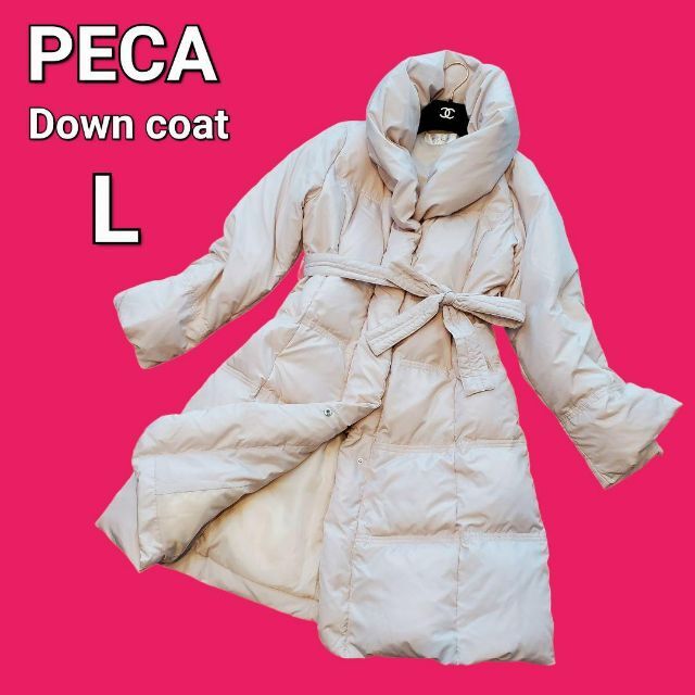 【極美品】PECA ペカ　オーバーサイズ　ダウンコート　Aライン　大きいサイズ