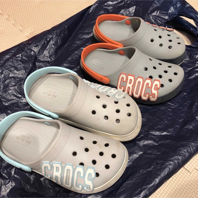 crocs(クロックス)のおそろい　クロックス キッズ/ベビー/マタニティのキッズ靴/シューズ(15cm~)(サンダル)の商品写真