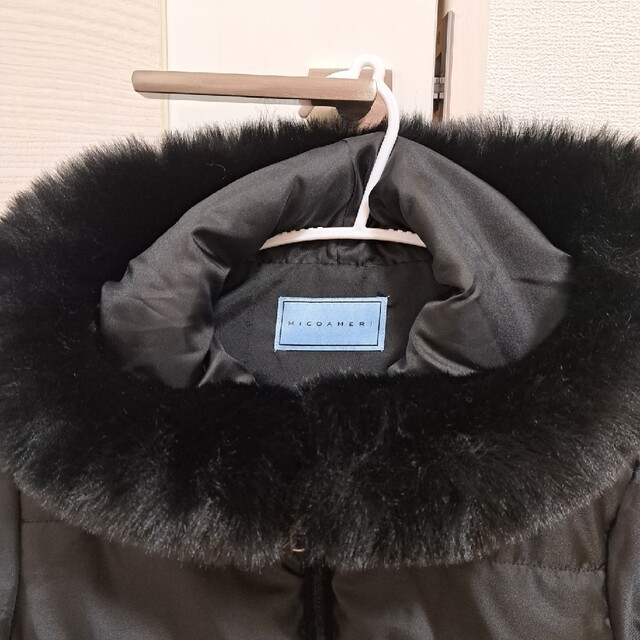 ミコアメリ　ショートダウン　ブラック レディースのジャケット/アウター(ダウンコート)の商品写真