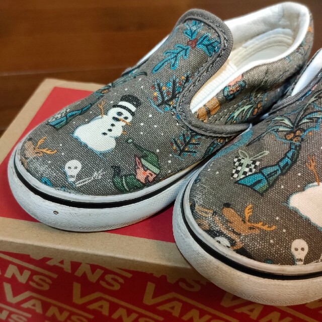 VANS(ヴァンズ)のVANS　ヴァンズ　スリッポン　スニーカー　12.5cm　キッズ キッズ/ベビー/マタニティのベビー靴/シューズ(~14cm)(スニーカー)の商品写真