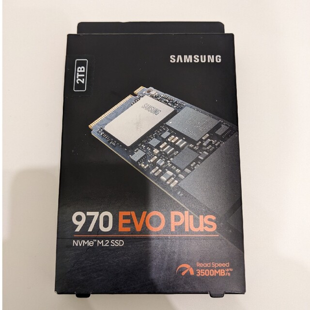 2TB Samsung 970 EVO Plus NVMe M.2 SSD スマホ/家電/カメラのPC/タブレット(PCパーツ)の商品写真