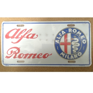 アルファロメオ(Alfa Romeo)のALFA ROMEO ナンバープレート(車外アクセサリ)