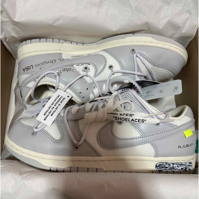 メンズOFF-WHITE × NIKE DUNK LOW 1 OF 50 "49"