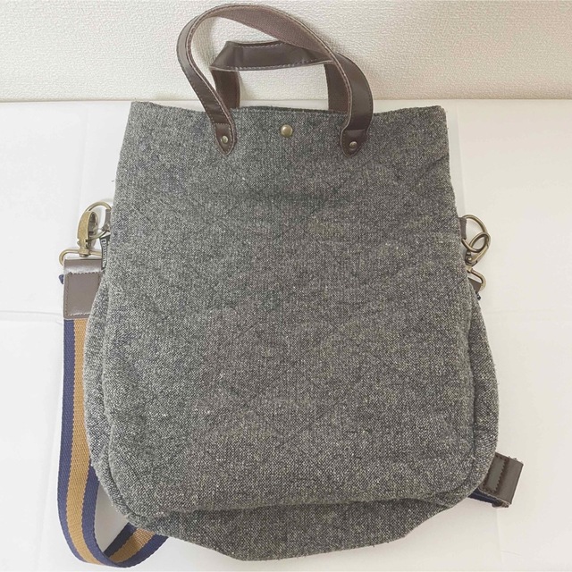 ROOTOTE(ルートート)の【美品】ROOTOTE ルートート バッグ グレー ショルダーバッグ ショルダー レディースのバッグ(ショルダーバッグ)の商品写真