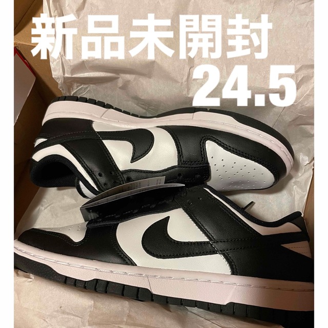 【24.5cm】Nike WMNS DUNK LOW WHITE/BLACK