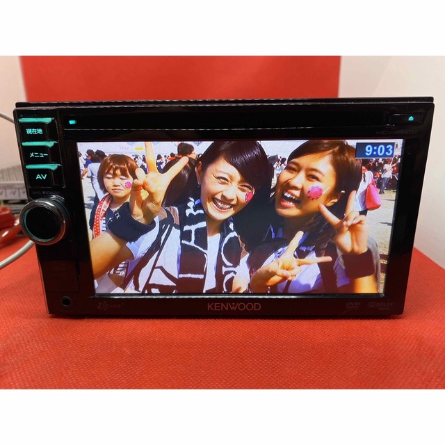 正規品】 KENWOOD 簡単操作 MDV-434DT フルセグ 新品バックカメラ付き