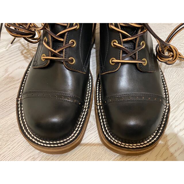 新品　ローリングダブトリオ ルーツ8.5 (27cm/US9) ブラック メンズの靴/シューズ(ブーツ)の商品写真