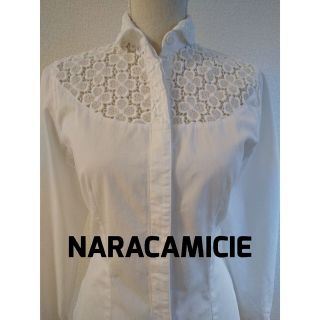 ナラカミーチェ(NARACAMICIE)の【オレンジ様専用】NARACAMICIE　レースブラウス　Ｓ〜M(シャツ/ブラウス(長袖/七分))