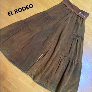 エルロデオ(EL RODEO)のエルロデオ EL RODEO スウェット フレアワイドパンツ(カジュアルパンツ)