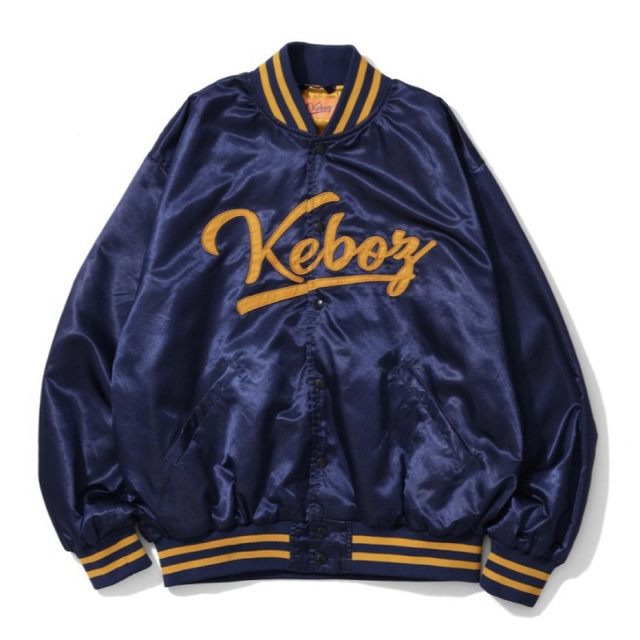 KEBOZ SATIN VARSITY JACKET