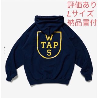 ダブルタップス(W)taps)の【Lサイズ】 WTAPS CRST HOODY COTTON NAVY(パーカー)