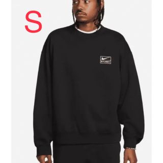 ステューシー(STUSSY)のステューシー x ナイキ ウォッシュ クルー "ブラック"(スウェット)