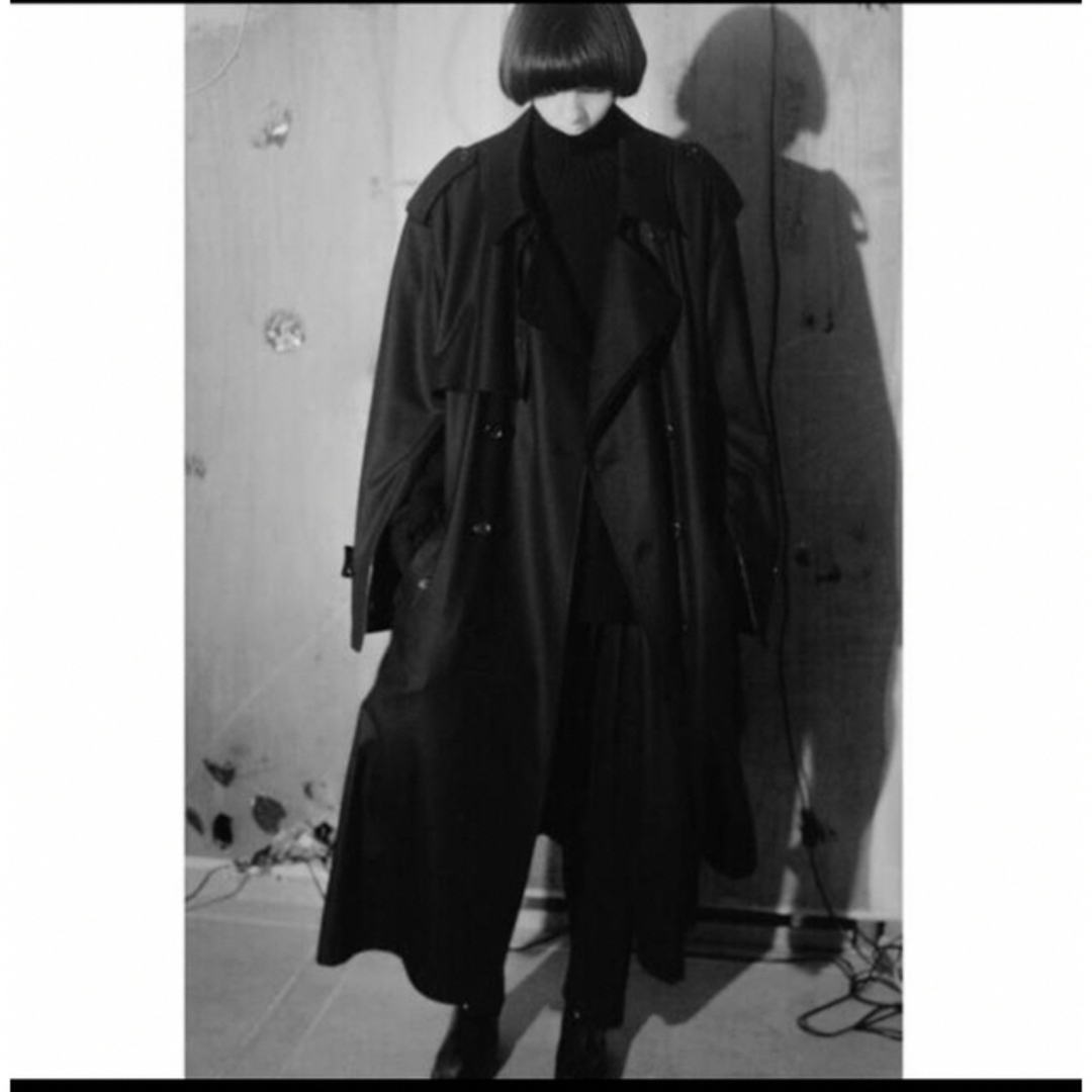 stein Oversized Overlaped Trench Coat | www.jarussi.com.br