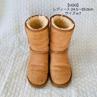 アグ(UGG)の【UGG】ムートン ブーツ レディース サイズ24.5cm〜25.0cm(ブーツ)