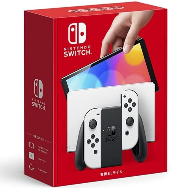 Nintendo Switch(ニンテンドースイッチ)のNintendo Switch 有機ELモデル ホワイト エンタメ/ホビーのゲームソフト/ゲーム機本体(携帯用ゲーム機本体)の商品写真