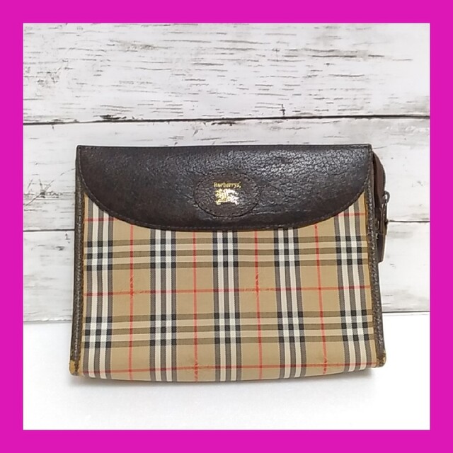 BURBERRY - レア バーバリー burberry ノバチェック セカンドバッグ