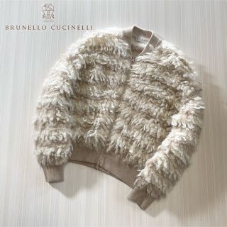 ブルネロクチネリ(BRUNELLO CUCINELLI)のI37★極美品★モヘヤ製 ボンバージャケット ブルネロクチネリ(ブルゾン)