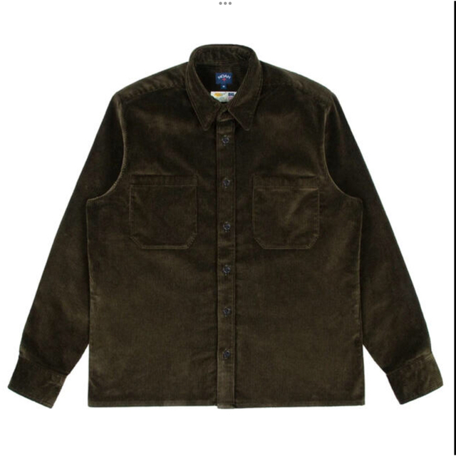 Noah Heavy Duty Corduroy Shirt Olive シャツ