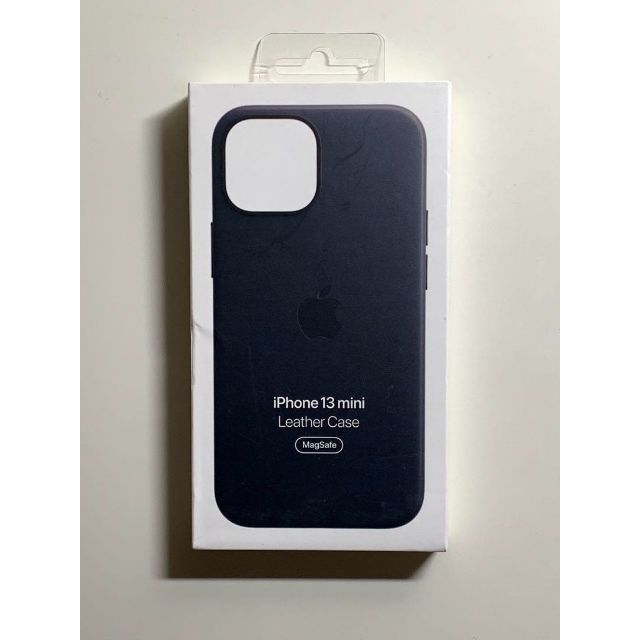 Apple(アップル)の【新品】純正 iPhone 13 mini レザーケース・ミッドナイト① スマホ/家電/カメラのスマホアクセサリー(iPhoneケース)の商品写真