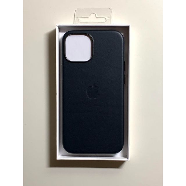 Apple(アップル)の【新品】純正 iPhone 13 mini レザーケース・ミッドナイト① スマホ/家電/カメラのスマホアクセサリー(iPhoneケース)の商品写真