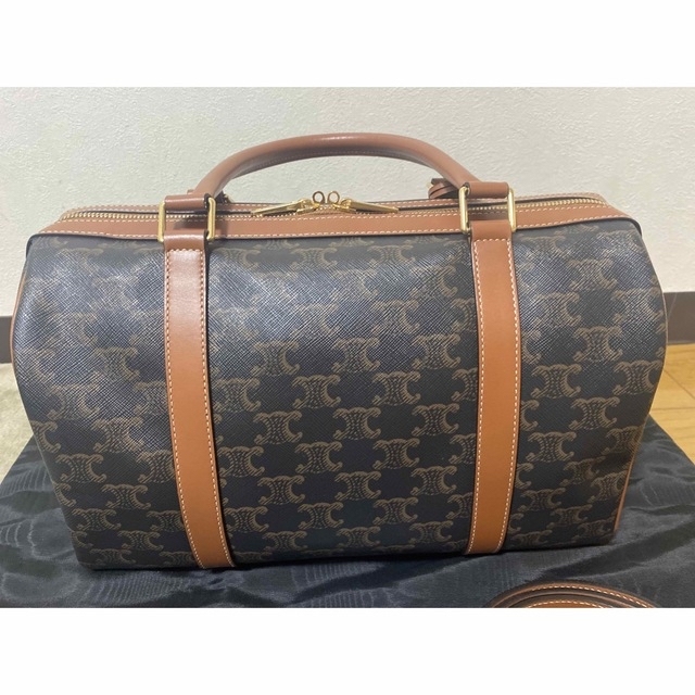 くらしを楽しむアイテム CELINE ボストンバッグ トリオンフキャンバス