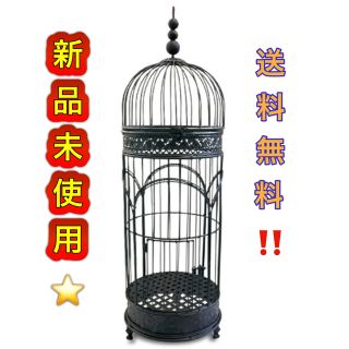 ペット用品 鳥籠 アイアン バード ケージ 98cm 団子取っ手付き 鳥かご(かご/ケージ)