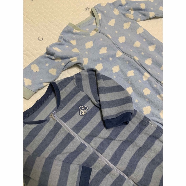 UNIQLO(ユニクロ)のミッキーロンパース80cmセット キッズ/ベビー/マタニティのベビー服(~85cm)(ロンパース)の商品写真