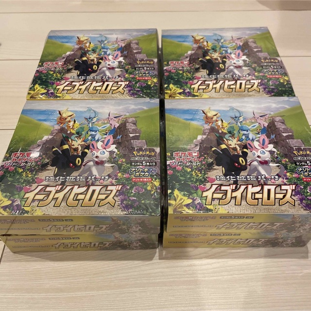 ポケモンカード イーブイヒーローズ シュリンク付き 新品 未開封 8BOX