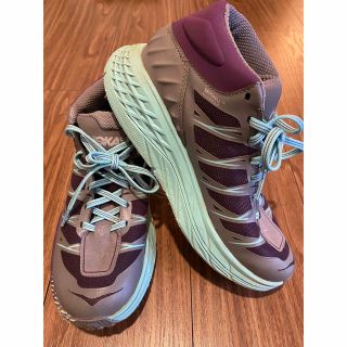 ホカオネオネ(HOKA ONE ONE)の美品●ホカオネオネ SPEEDGOAT MID WP●US7.5●24.5cm●(スニーカー)