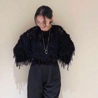 早い者勝ち最終値下げ　CLANE FRINGE LACE TOPS S サイズ