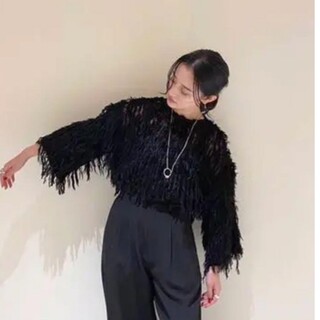 早い者勝ち最終値下げ　CLANE FRINGE LACE TOPS S サイズ