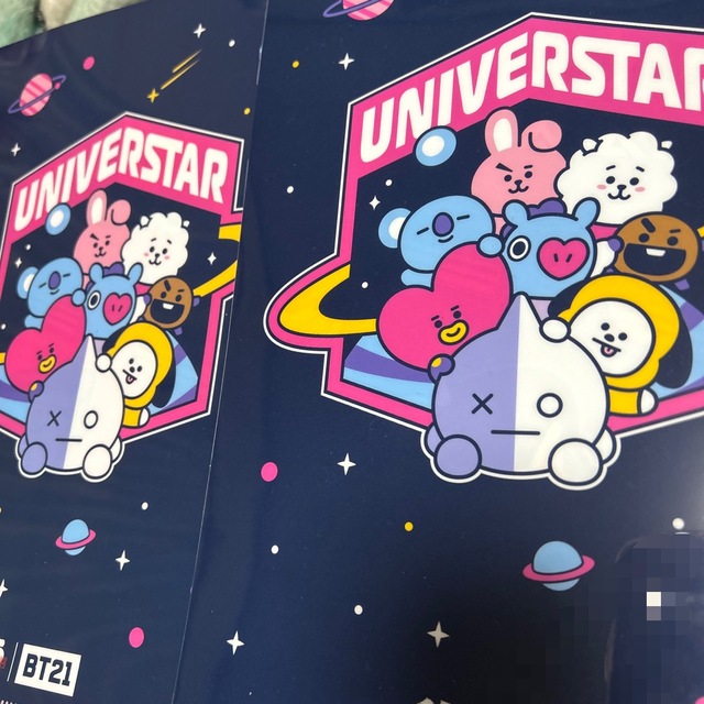 防弾少年団(BTS)(ボウダンショウネンダン)のBT21 クリアファイル2枚セット エンタメ/ホビーのアニメグッズ(クリアファイル)の商品写真