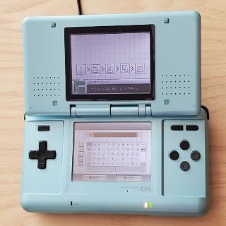 ニンテンドーDS(ニンテンドーDS)のニンテンドーDS☆ターコイズブルー☆中古(携帯用ゲーム機本体)