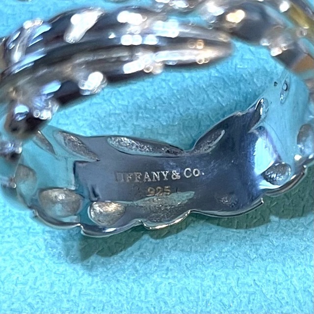 Tiffany & Co.(ティファニー)の【ティファニー】 リーフ フェザー リング 指輪 14号 シルバー925 メンズのアクセサリー(リング(指輪))の商品写真