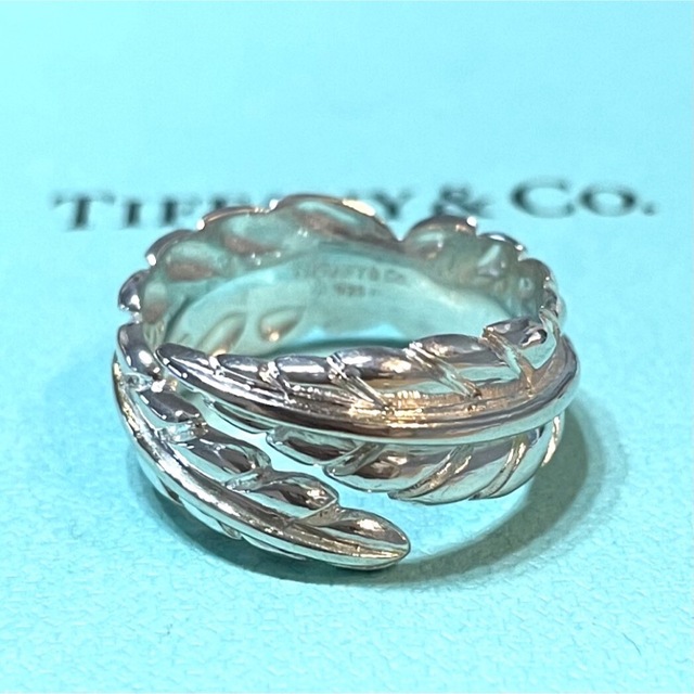 Tiffany & Co.(ティファニー)の【ティファニー】 リーフ フェザー リング 指輪 14号 シルバー925 メンズのアクセサリー(リング(指輪))の商品写真